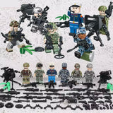ブロックのおもちゃ レゴ互換 ミリタリーミニフィグシリーズ【傭兵部隊】セット01