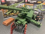 ブロックのおもちゃ レゴ互換 ミリタリーミニフィグシリーズ【ドイツ軍88mm Gun Flak36/37】