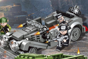 ブロックのおもちゃ レゴ互換 ミリタリーミニフィグシリーズ【ドイツ軍用車両】 セット02