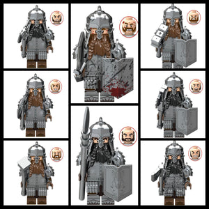 ブロックのおもちゃ レゴ互換 騎士ミニフィグシリーズ【ヴァイキング】 セット