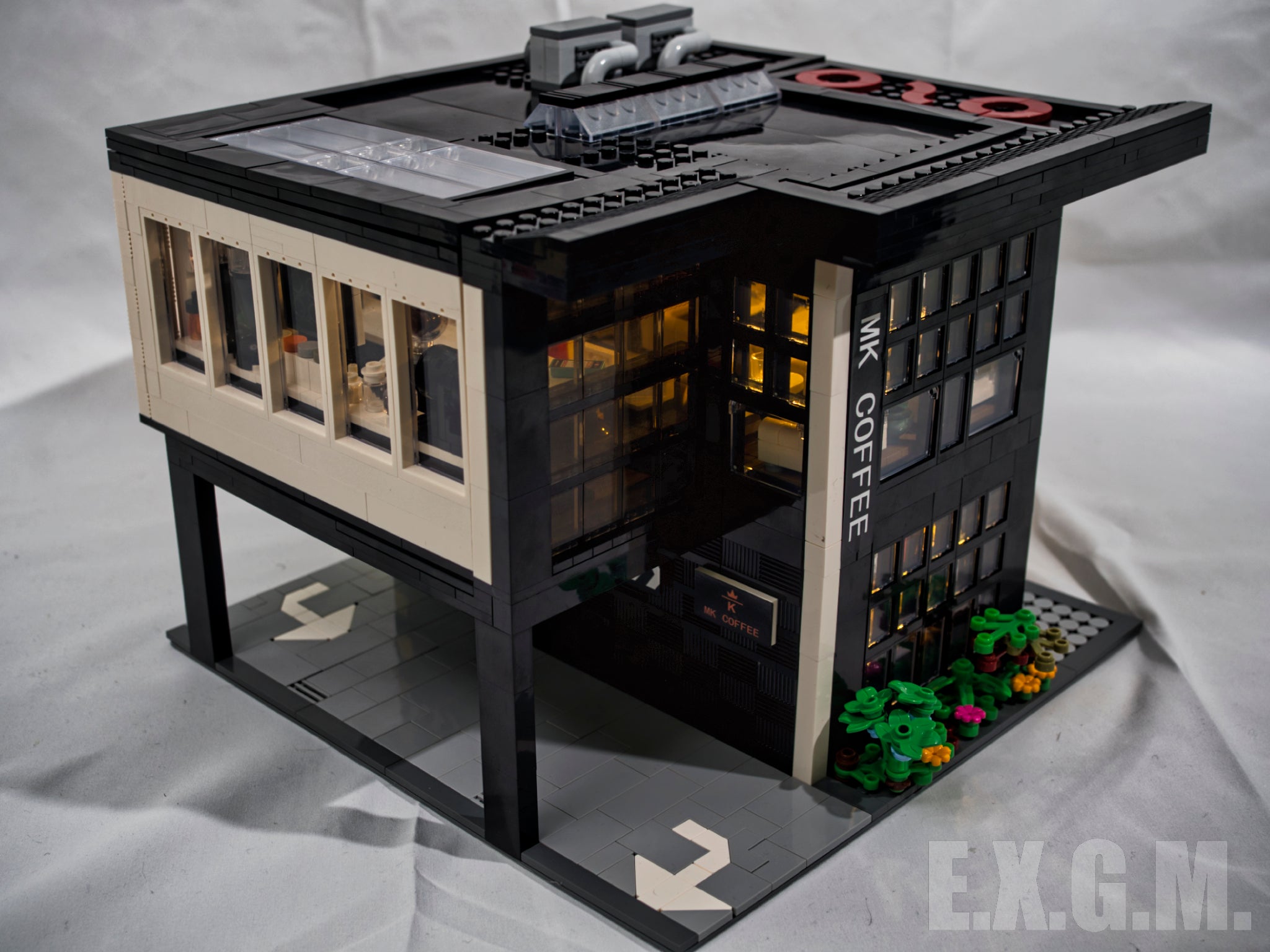 ブロックのおもちゃ レゴ クリエイター互換品 コーヒーショップ
