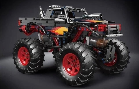 ブロックのラジコン レゴ テクニック互換品（ラジコン仕様）4×4モンスタートラック（フレイム） – ブロックのおもちゃ専門店（海外レゴ互換品） Ex  General Merchant