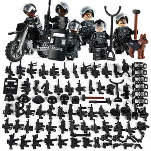 ブロックのおもちゃ レゴ互換 ミリタリーミニフィグシリーズ【アメリカ警察】 セット03