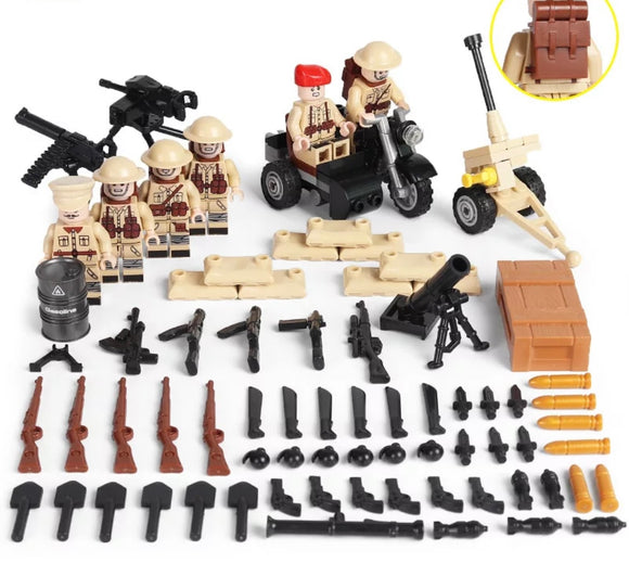 ブロックのおもちゃ レゴ互換 ミリタリーミニフィグシリーズ【イギリス