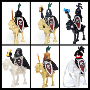 ブロックのおもちゃ レゴ互換 騎士ミニフィグシリーズ【ボーンナイト】 セット