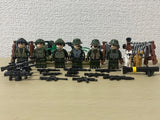 ブロックのおもちゃ レゴ互換 ミリタリーミニフィグシリーズ【アメリカ陸軍特殊部隊グリーンベレー】 セット01