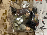 ブロックのおもちゃ レゴ互換 ミリタリーミニフィグシリーズ【民兵ゲリラ】 セット01