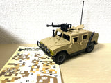 ブロックのおもちゃ レゴ互換 ミリタリーミニフィグシリーズ【ハンヴィー戦闘車両+アメリカ軍セット】