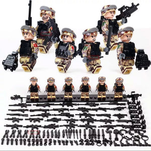ブロックのおもちゃ レゴ互換 ミリタリーミニフィグシリーズ【中国陸軍特殊部隊】 セット02