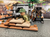 ブロックのおもちゃ レゴ互換 ミリタリーミニフィグシリーズ【ドイツ軍バンカー】