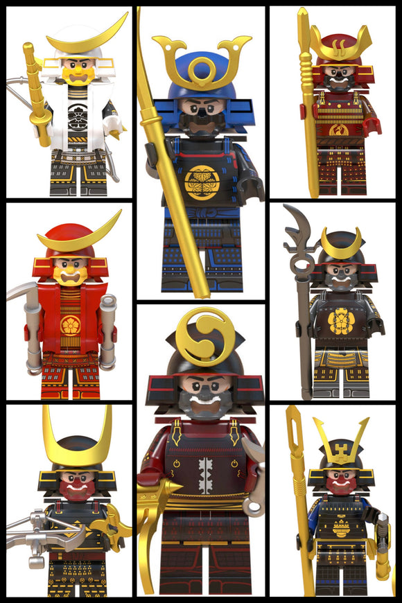 ブロックのおもちゃ レゴ互換 ミニフィグシリーズ【侍/武士】 セット