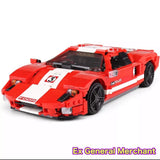 ブロックのおもちゃ レゴ通常 互換品 フォード GT レッドファントム